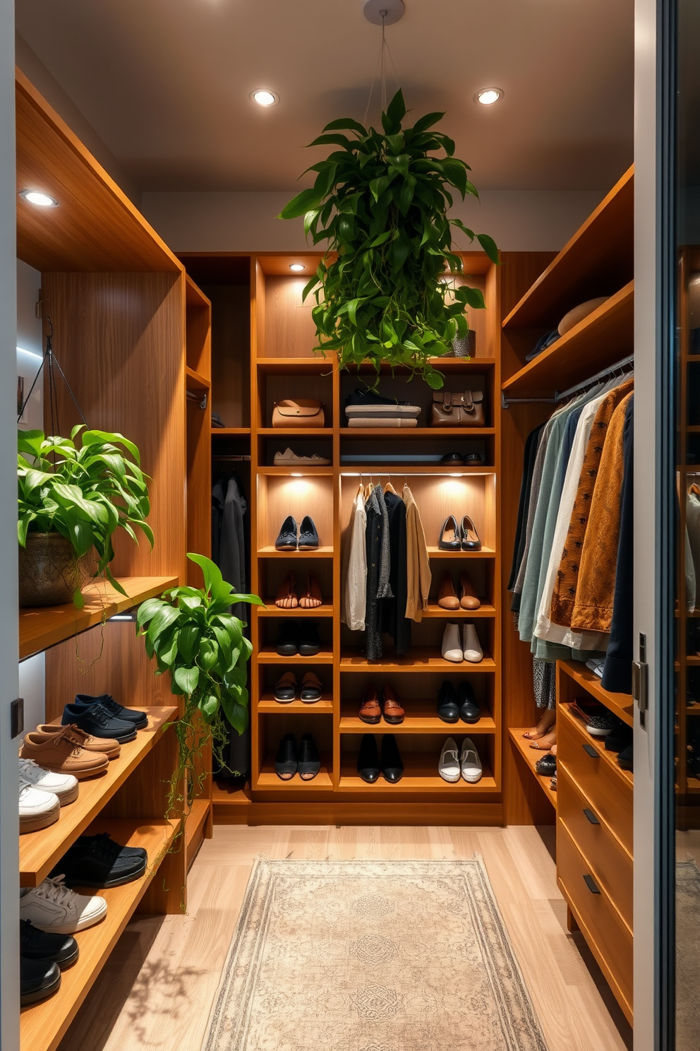 Mid Century Modern Walk In Closet Design Ideas 12