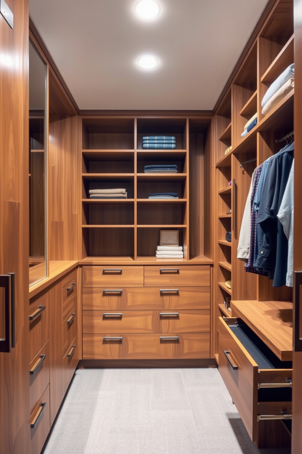 Mid Century Modern Walk In Closet Design Ideas 17