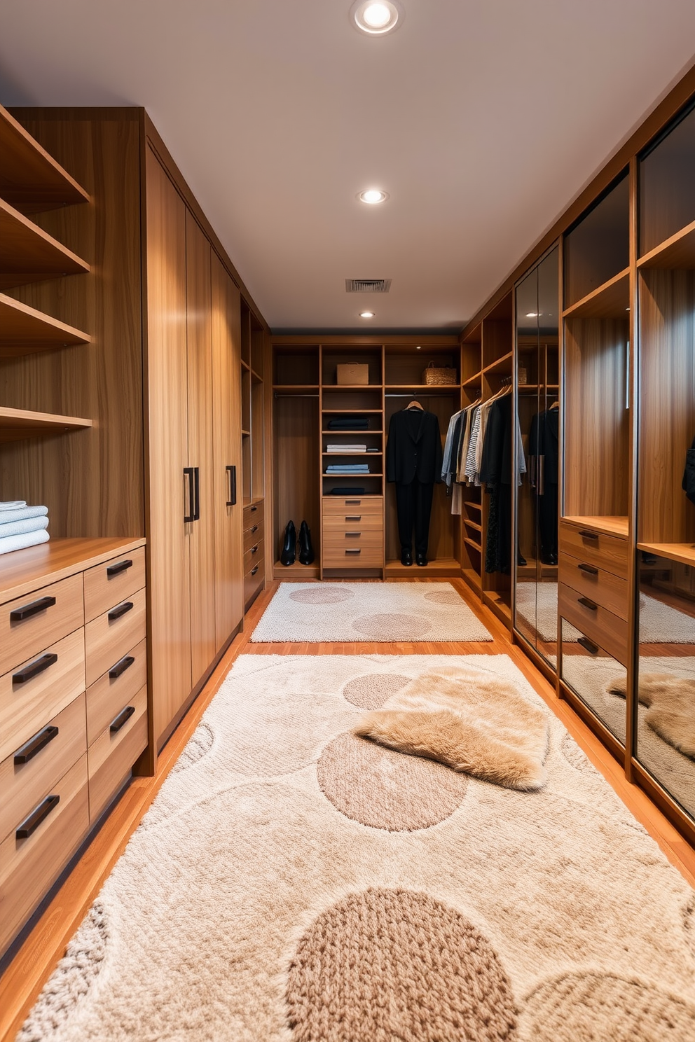 Mid Century Modern Walk In Closet Design Ideas 23