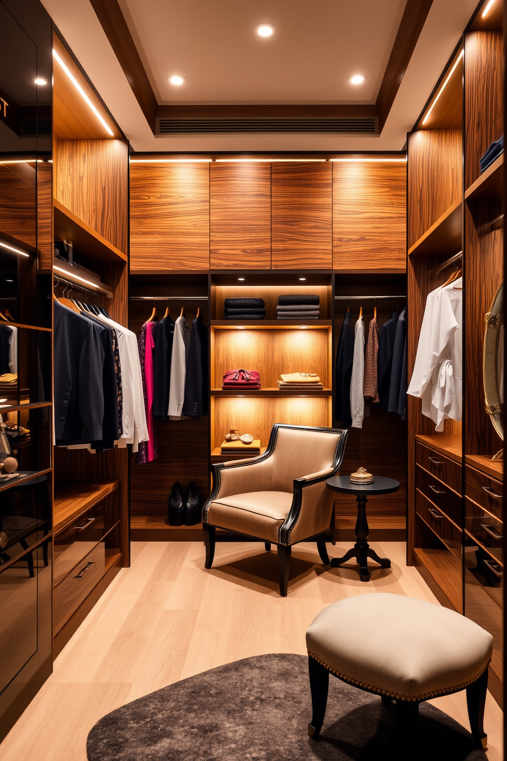 Mid Century Modern Walk In Closet Design Ideas 25