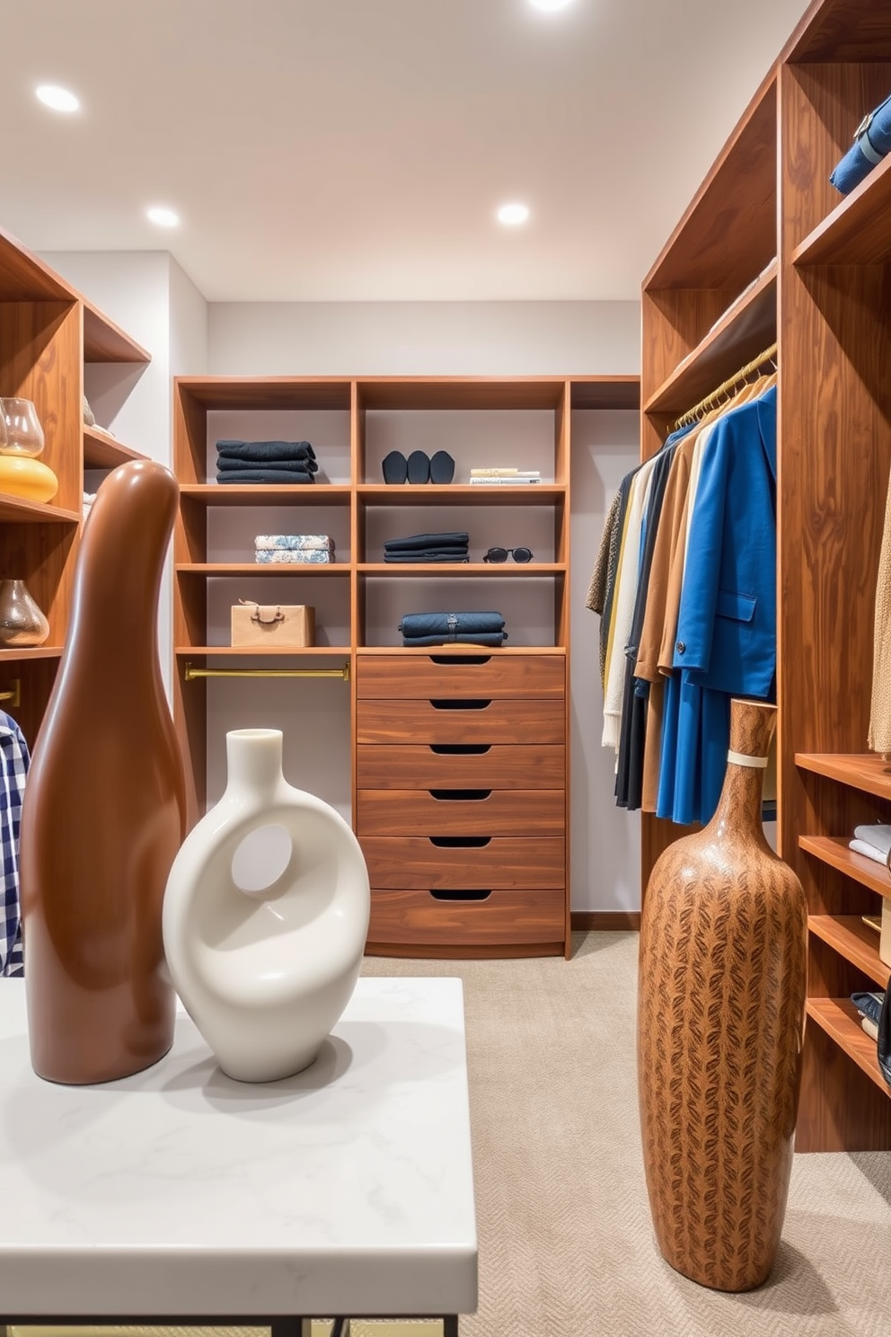 Mid Century Modern Walk In Closet Design Ideas 26