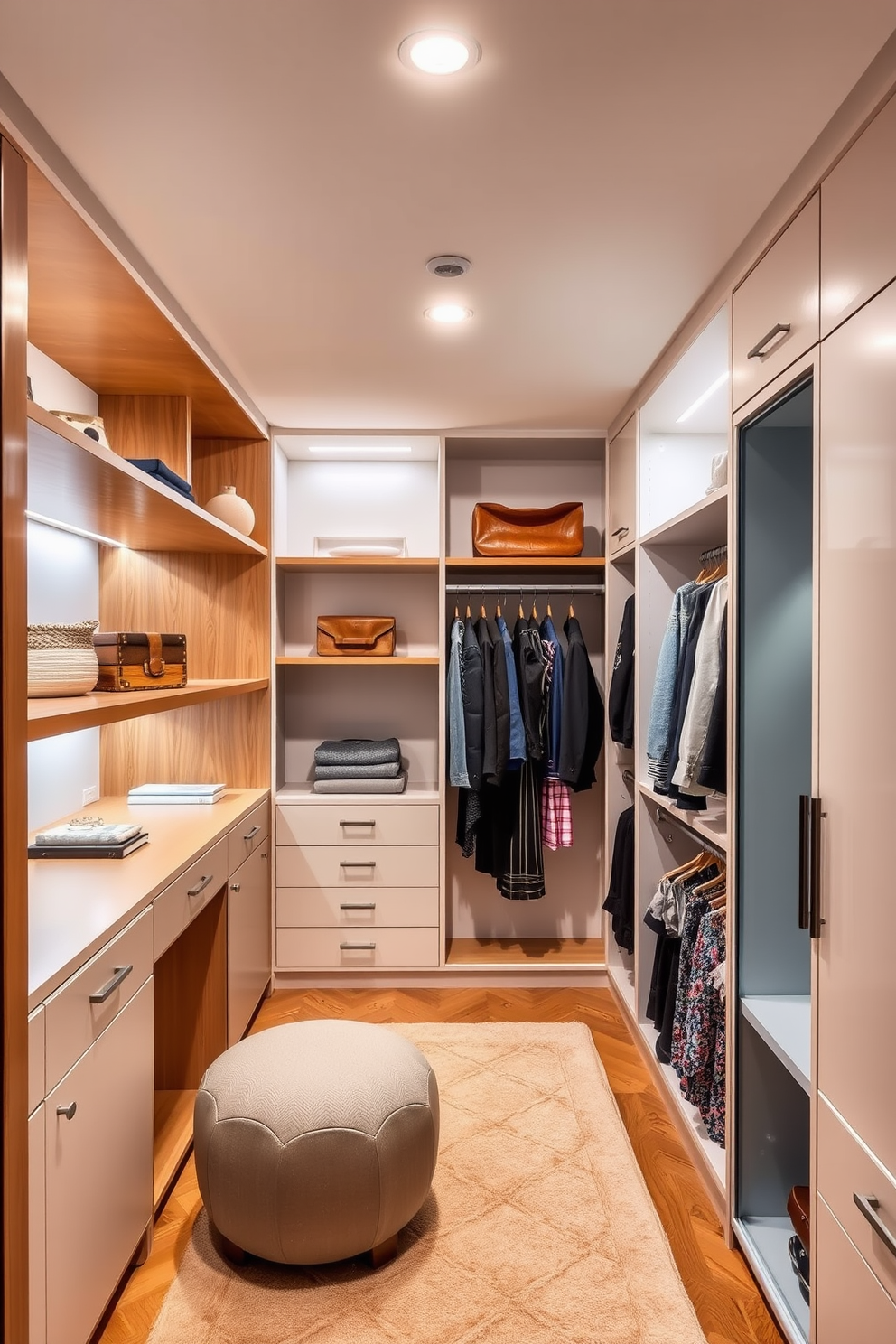 Mid Century Modern Walk In Closet Design Ideas 29