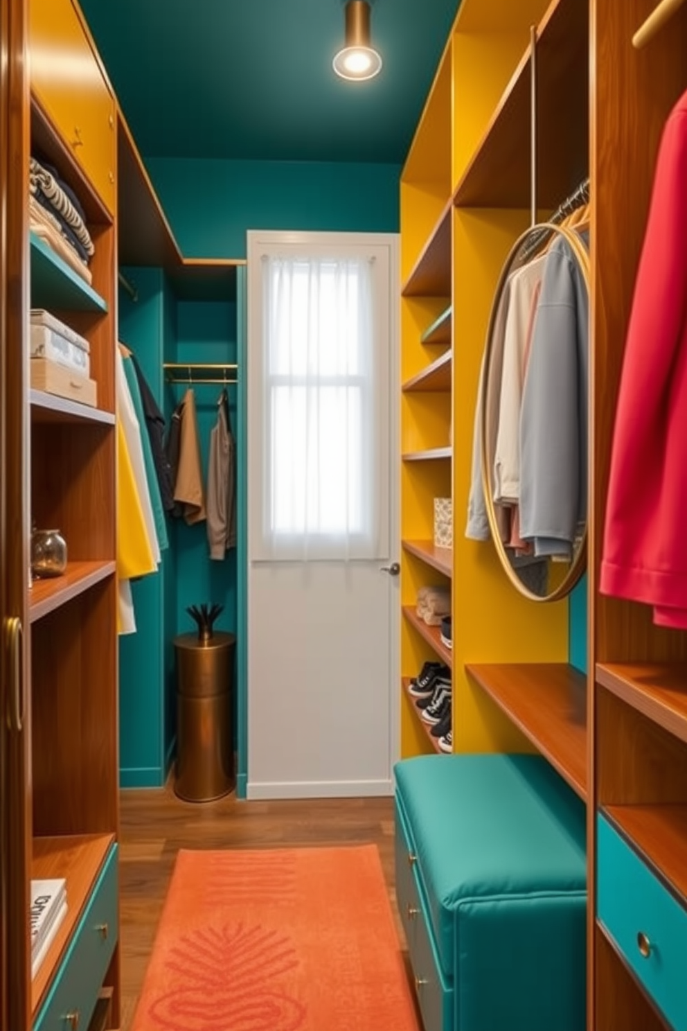 Mid Century Modern Walk In Closet Design Ideas 5