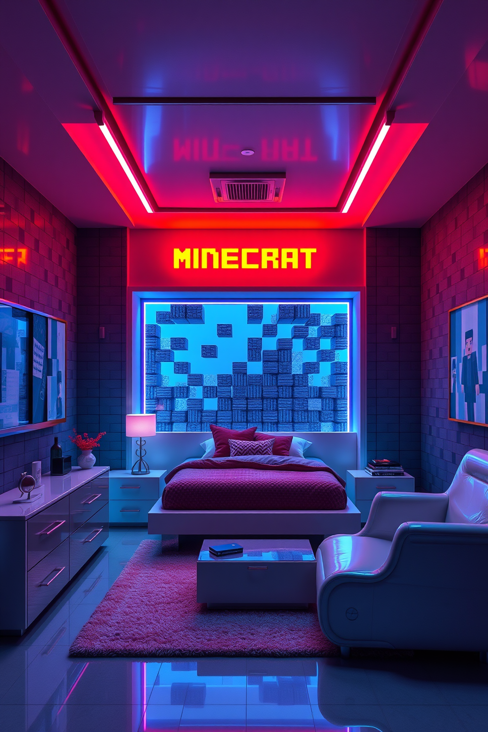 Minecraft Bedroom Design Ideas 22