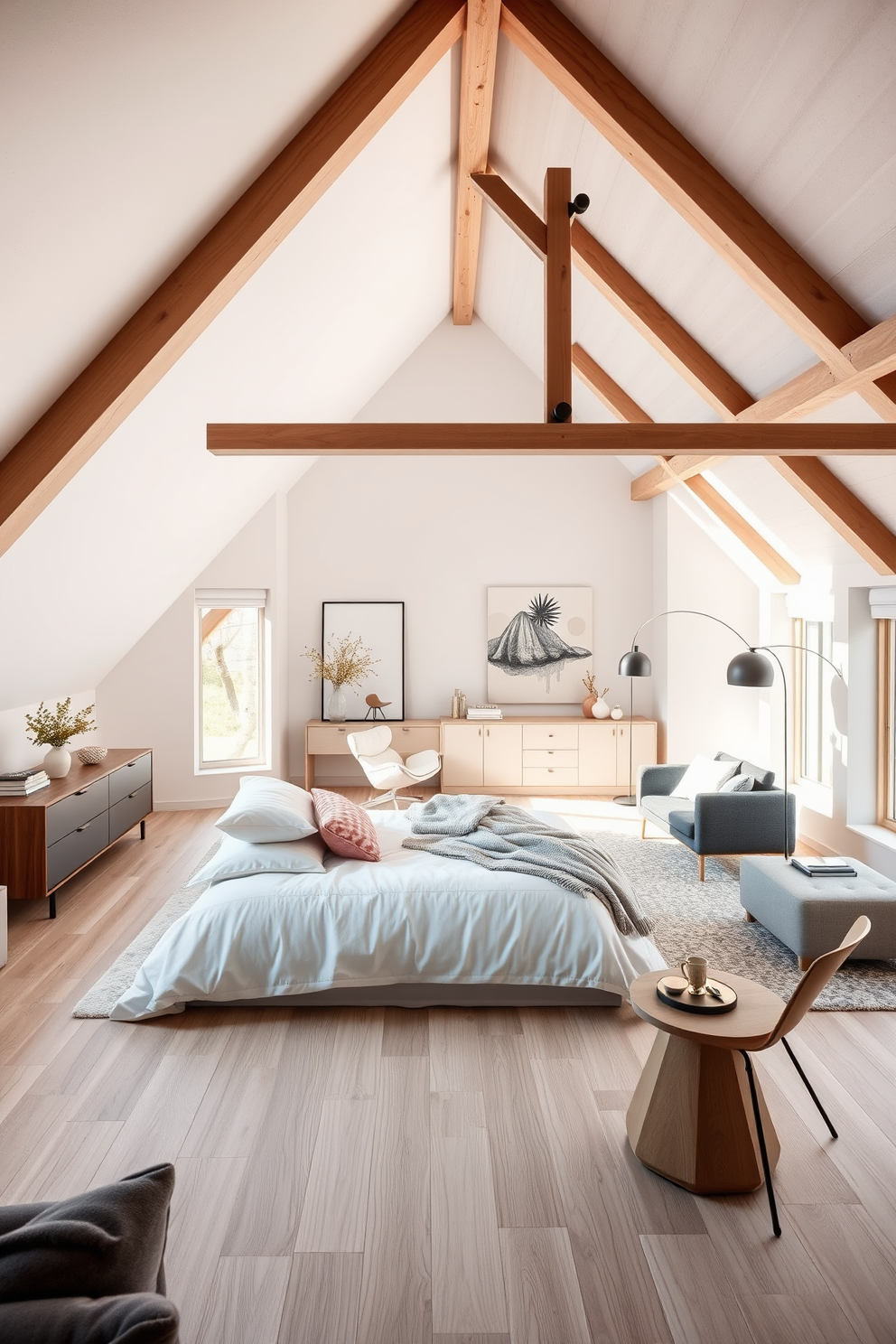 Modern Attic Design Ideas 17