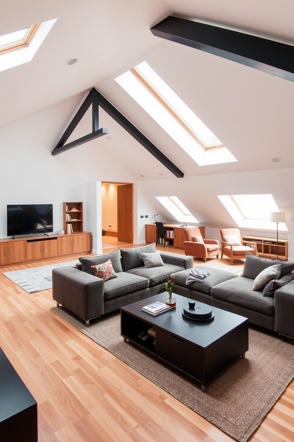 Modern Attic Design Ideas 20