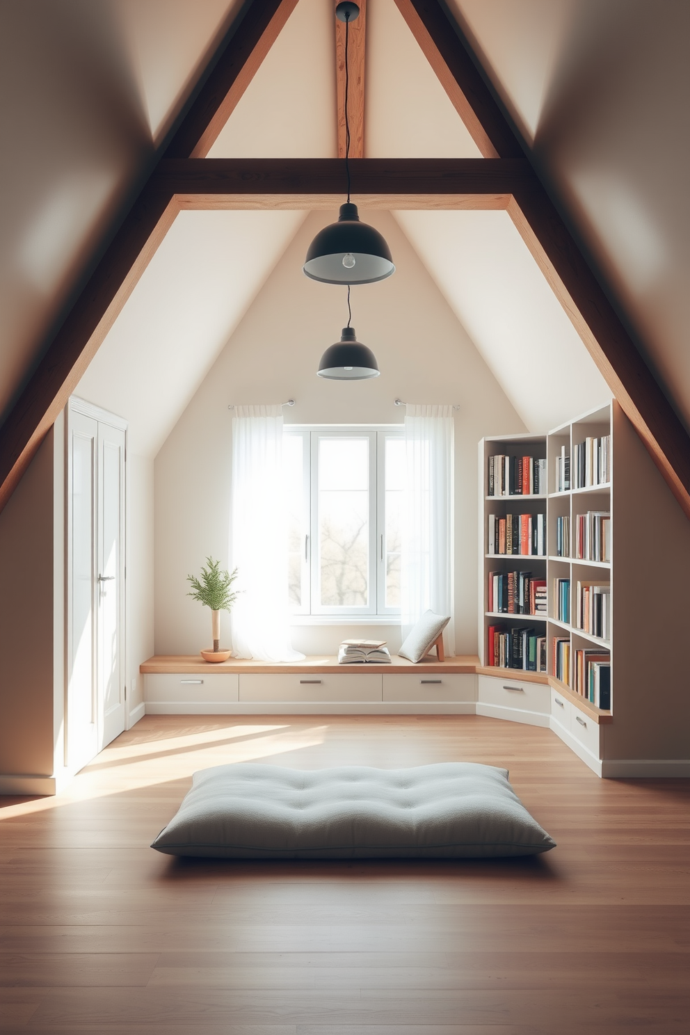 Modern Attic Design Ideas 6