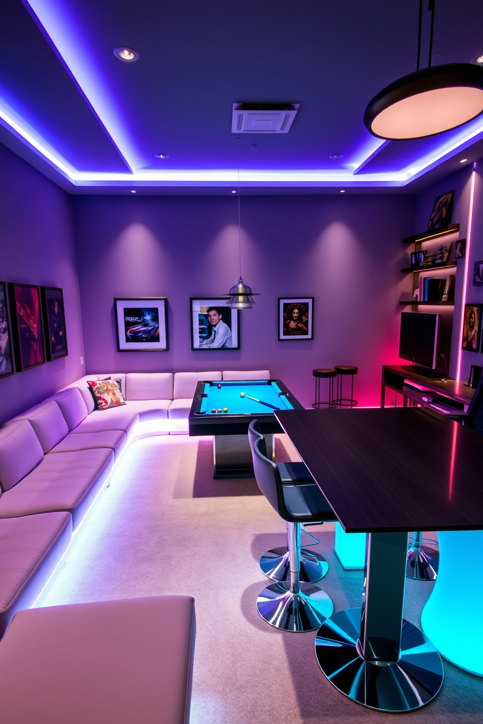 Modern Game Room Design Ideas 20