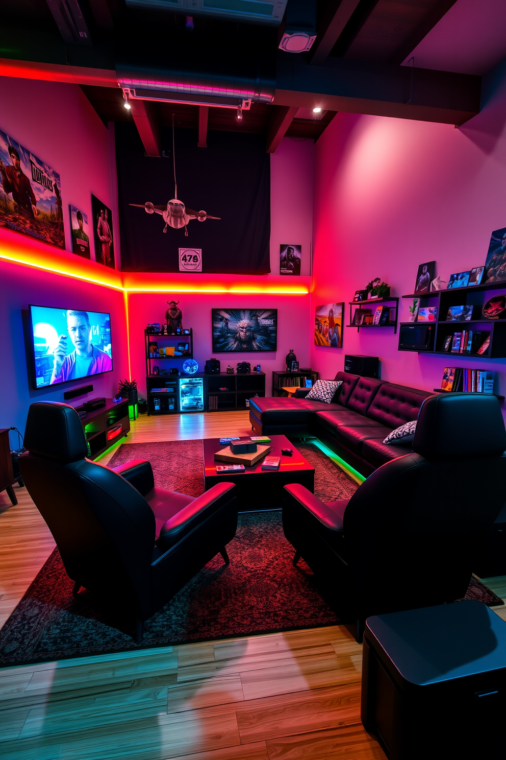 Modern Game Room Design Ideas 9