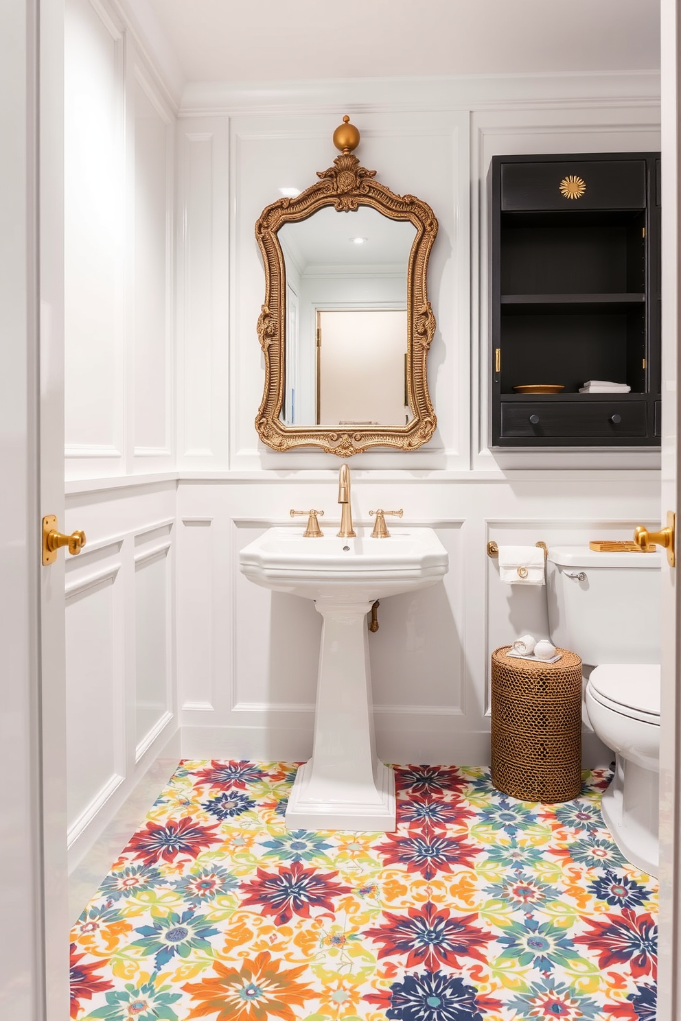 Modern Powder Room Design Ideas 15