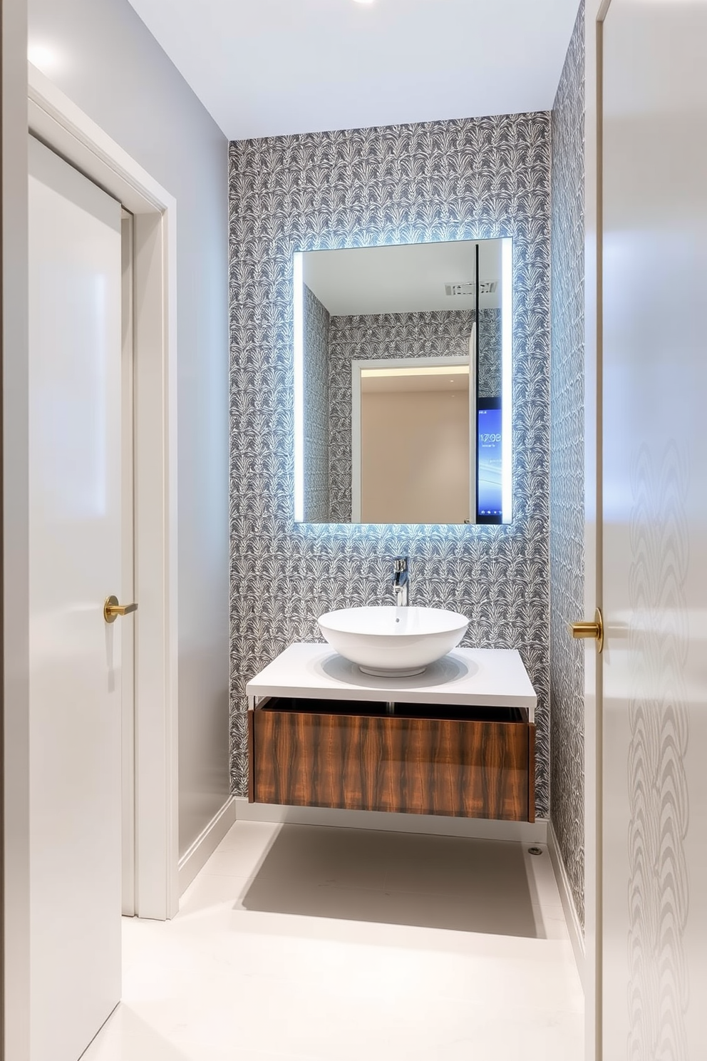 Modern Powder Room Design Ideas 24