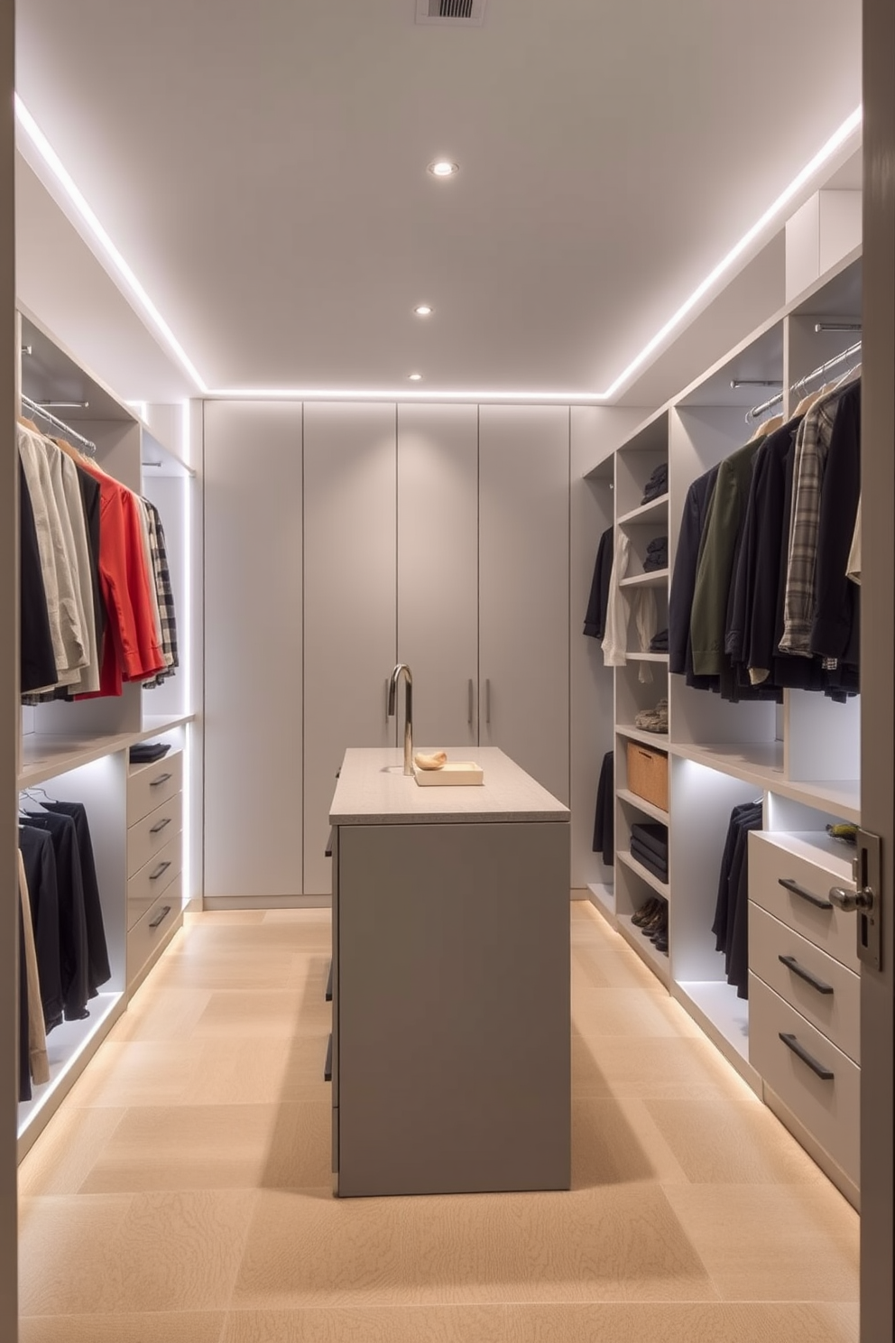 Modern Walk In Closet Design Ideas 11