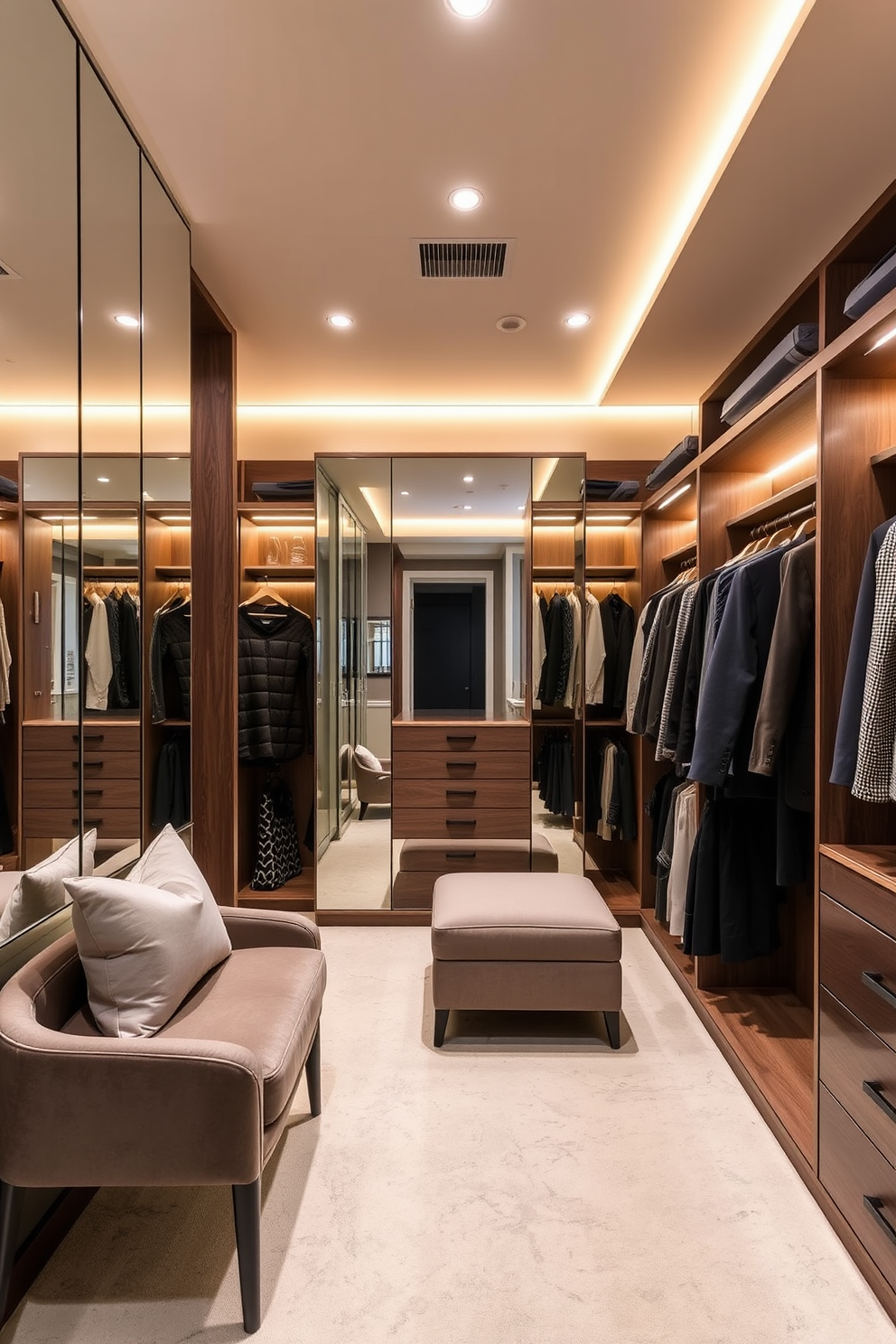 Modern Walk In Closet Design Ideas 27