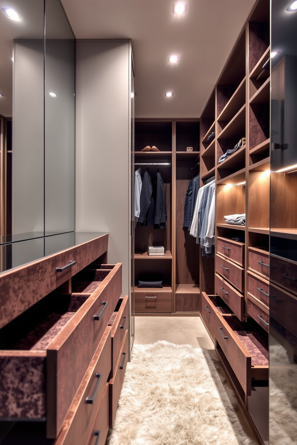 Modern Walk In Closet Design Ideas 9