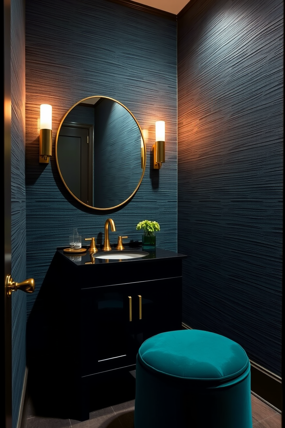 Moody Powder Room Design Ideas 10