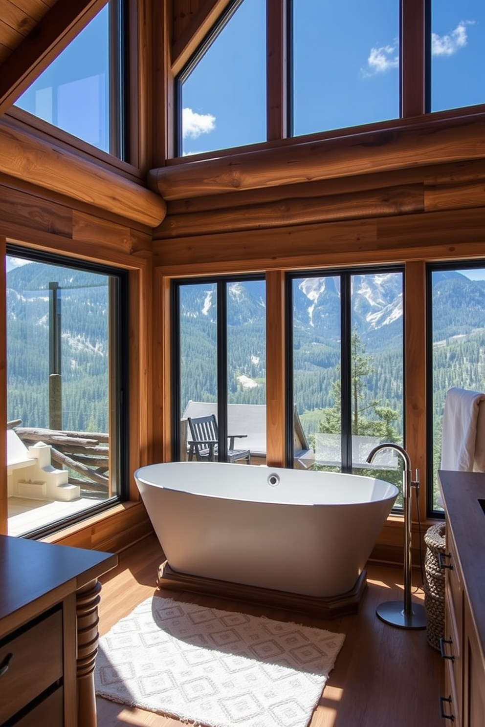 Mountain Cabin Bathroom Design Ideas 2