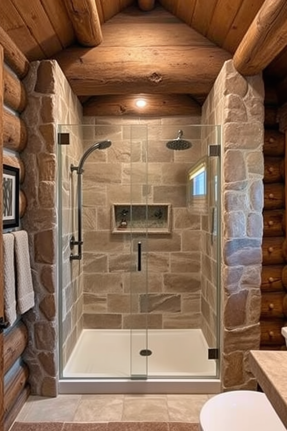 Mountain Cabin Bathroom Design Ideas 9