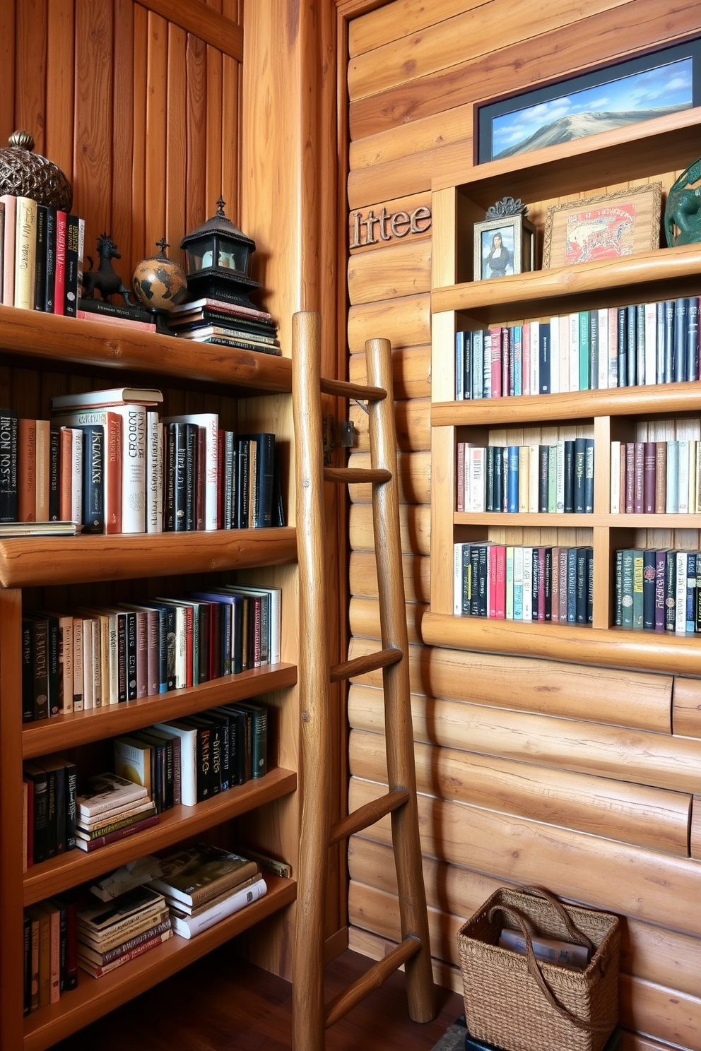 Mountain Home Library Design Ideas 2