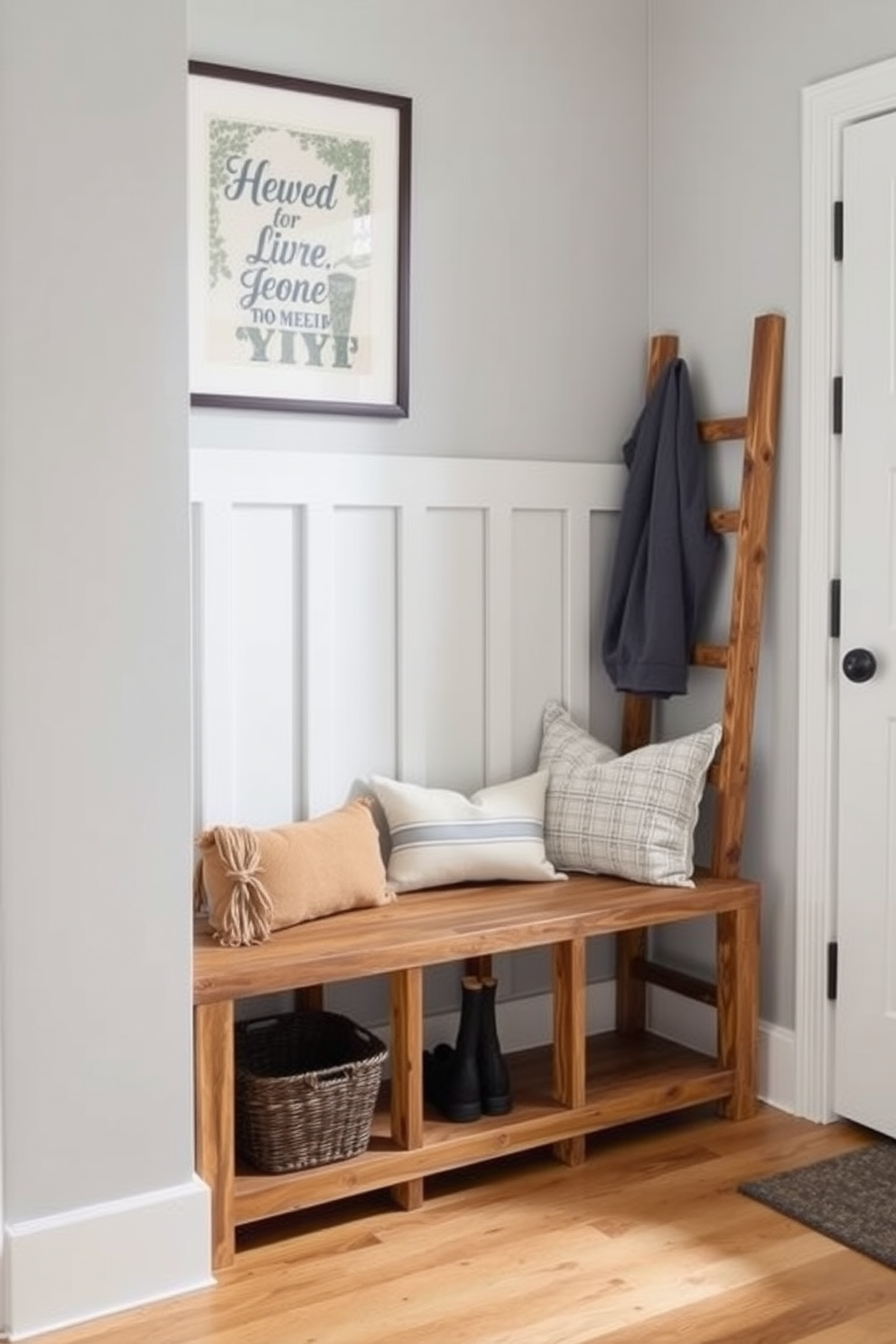 Mudroom Bench Design Ideas 17