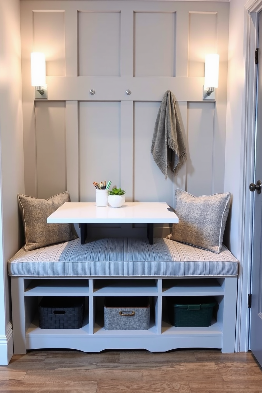 Mudroom Bench Design Ideas 26