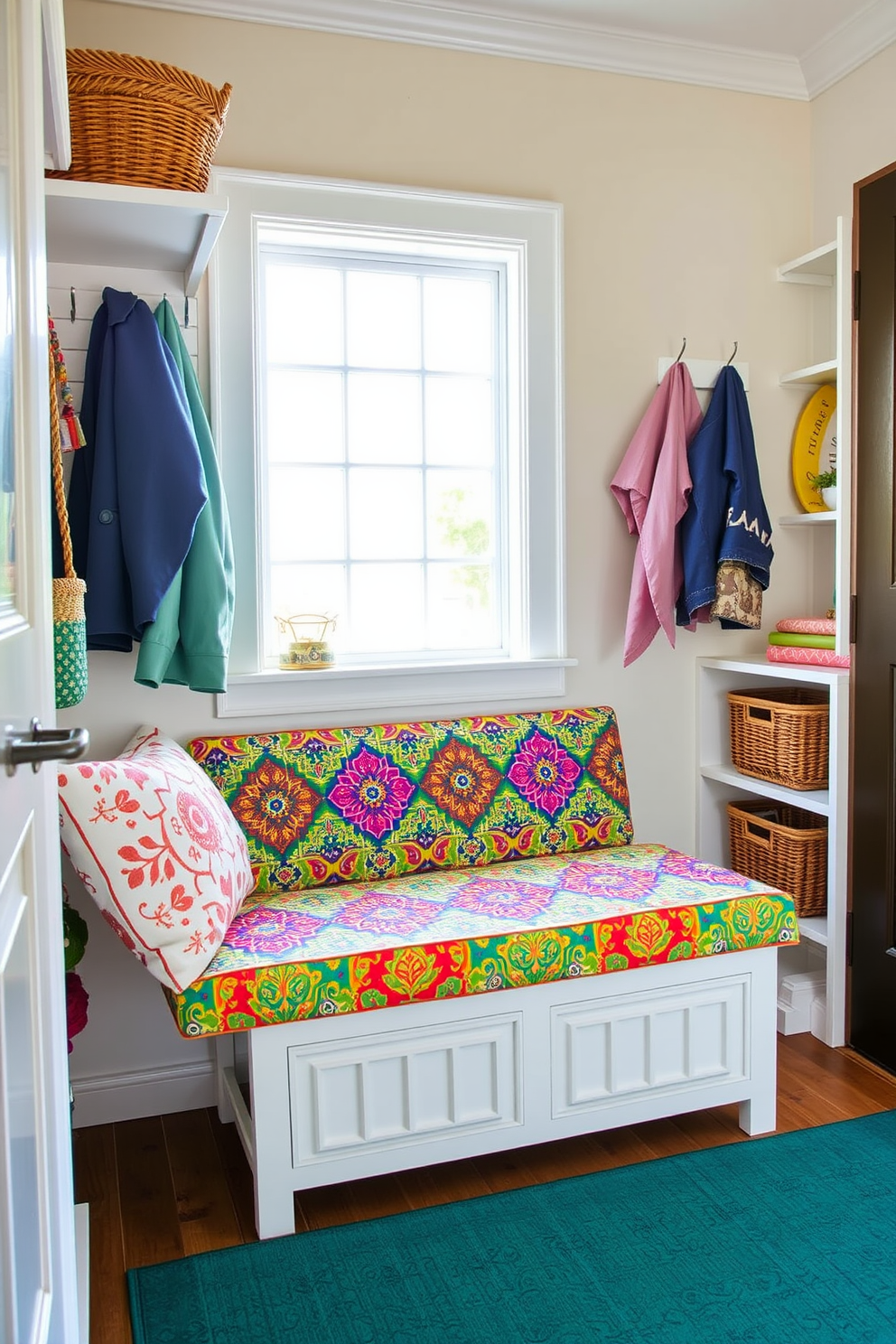 Mudroom Bench Design Ideas 27