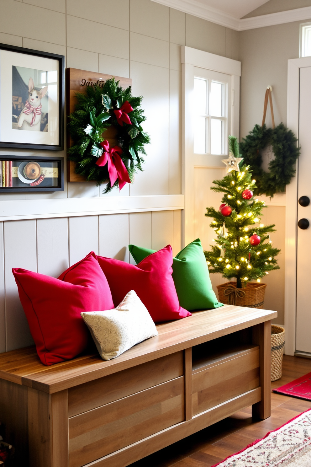 Mudroom Christmas Decorating Ideas 10