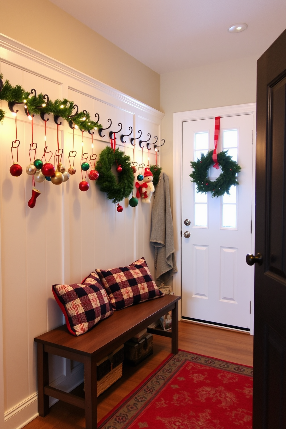 Mudroom Christmas Decorating Ideas 15