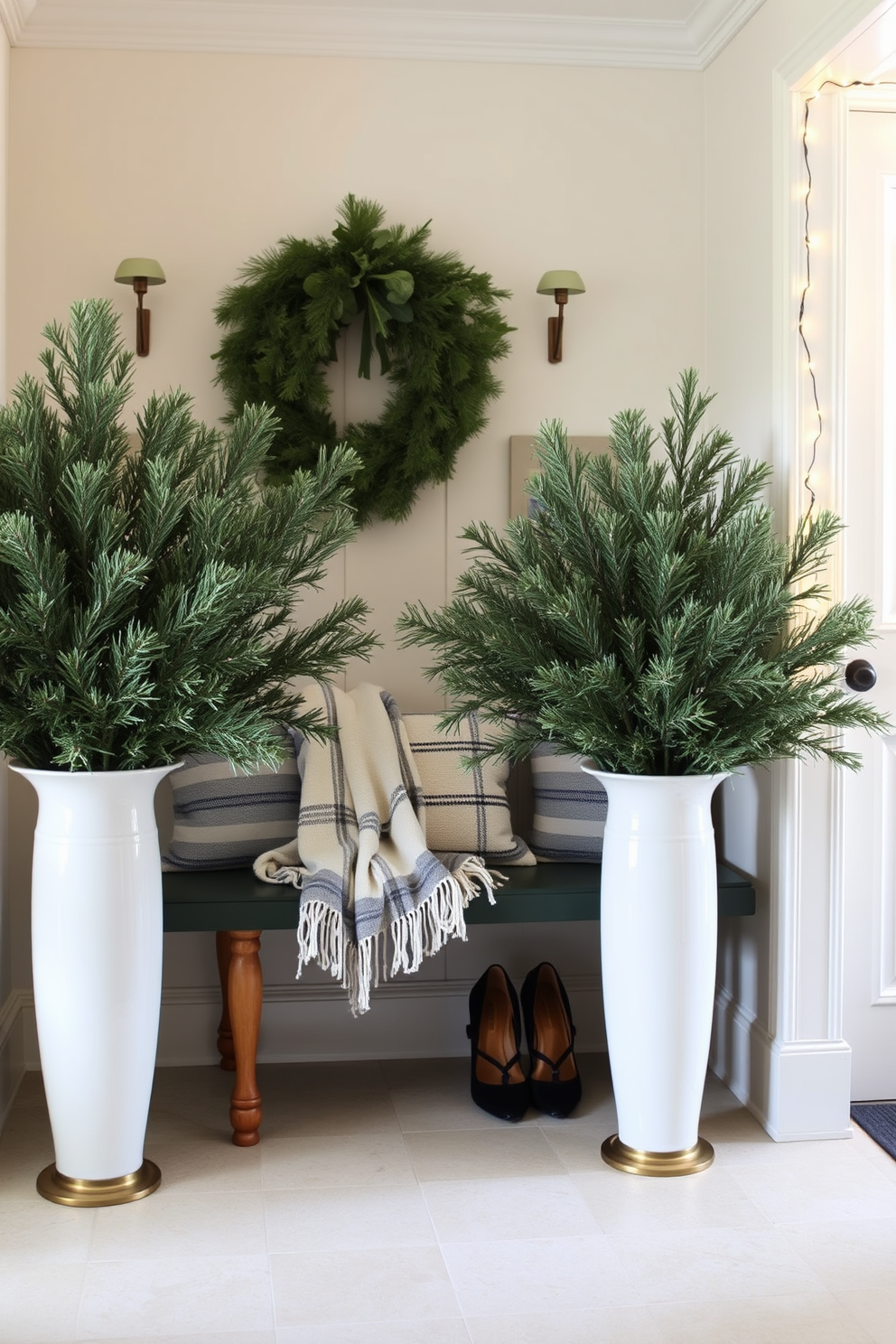 Mudroom Christmas Decorating Ideas 18