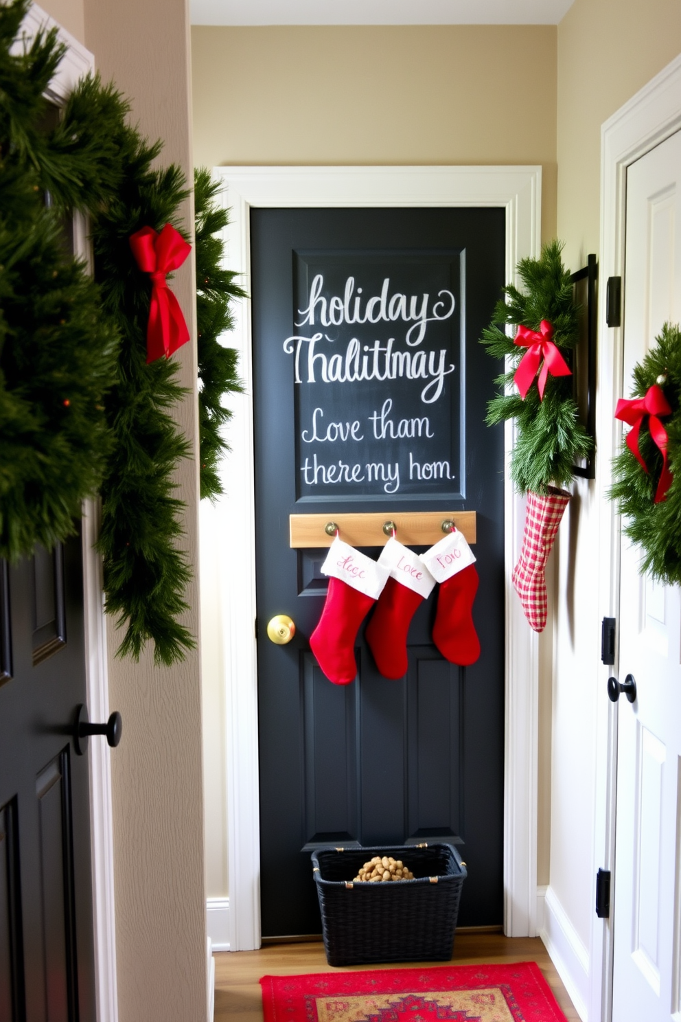 Mudroom Christmas Decorating Ideas 23