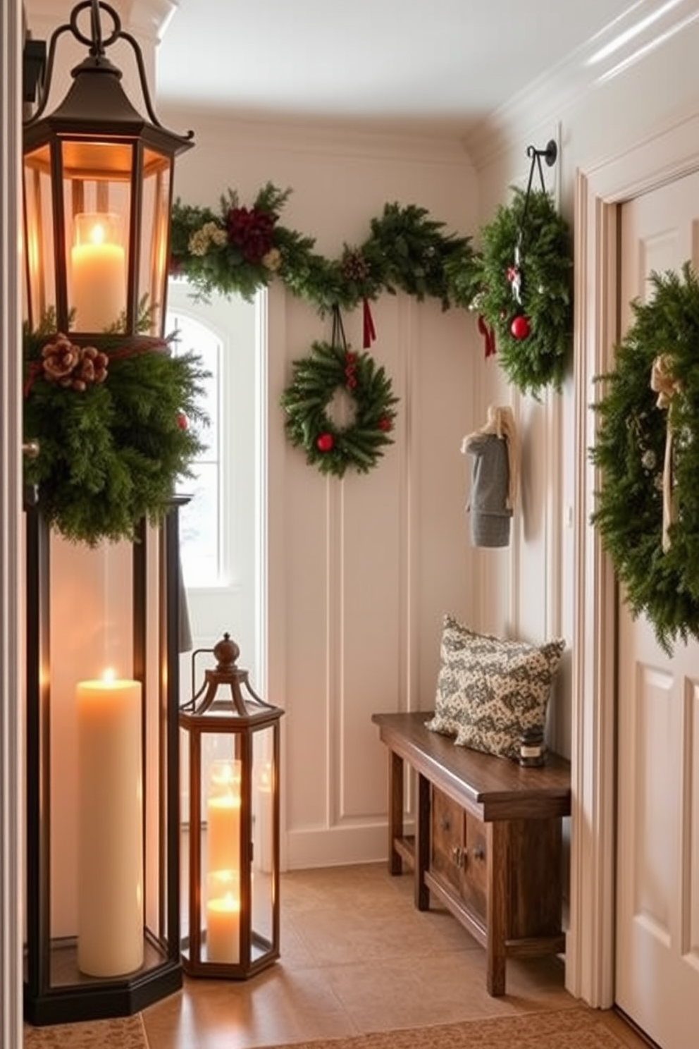 Mudroom Christmas Decorating Ideas 25