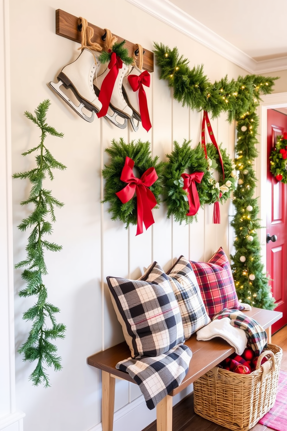 Mudroom Christmas Decorating Ideas 27