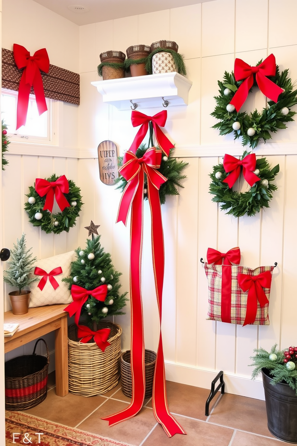 Mudroom Christmas Decorating Ideas 28