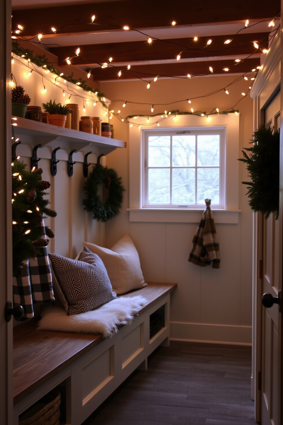 Mudroom Christmas Decorating Ideas 7