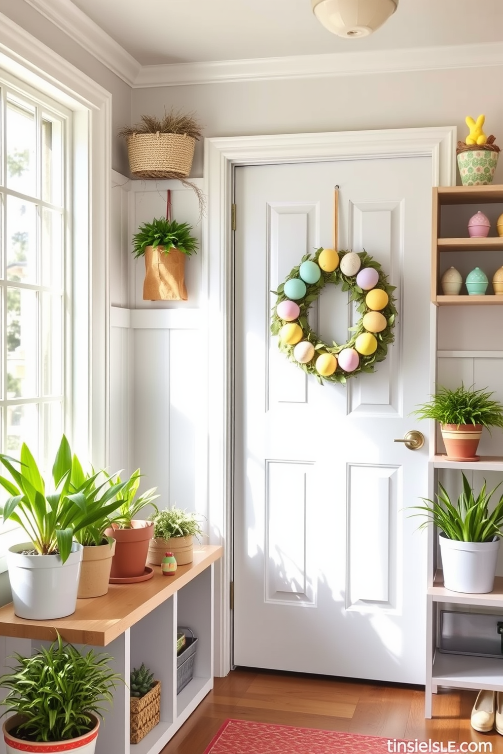 Mudroom Easter Decorating Ideas 11