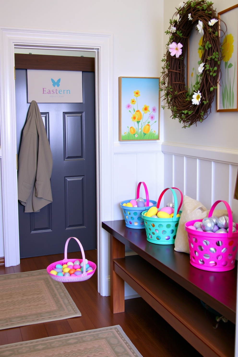 Mudroom Easter Decorating Ideas 17