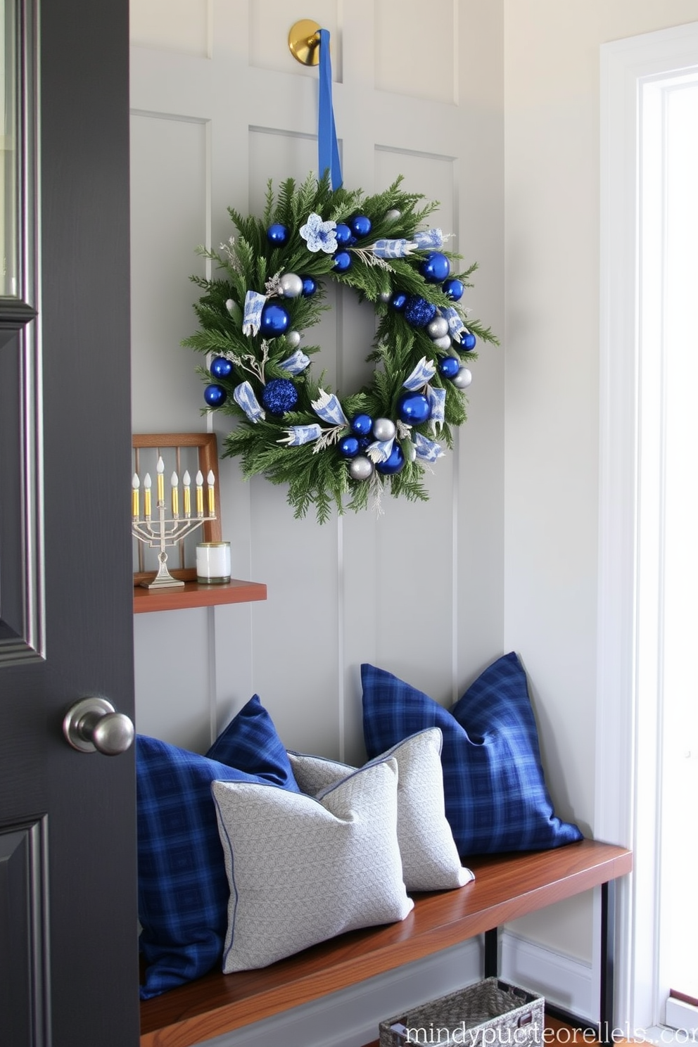 Mudroom Hanukkah Decorating Ideas 10