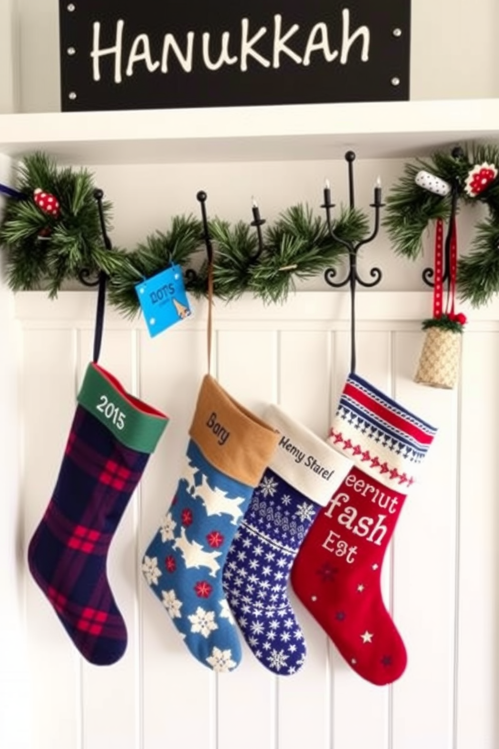 Mudroom Hanukkah Decorating Ideas 13