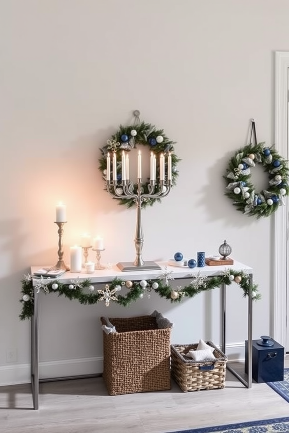 Mudroom Hanukkah Decorating Ideas 2