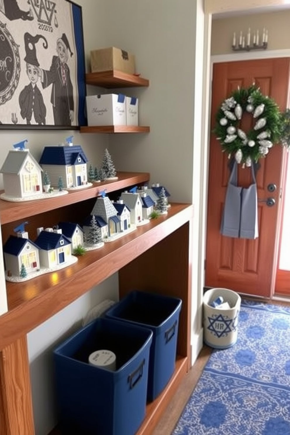 Mudroom Hanukkah Decorating Ideas 26