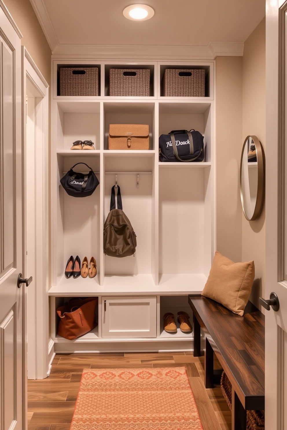 Mudroom Near Family Room Design Ideas 3