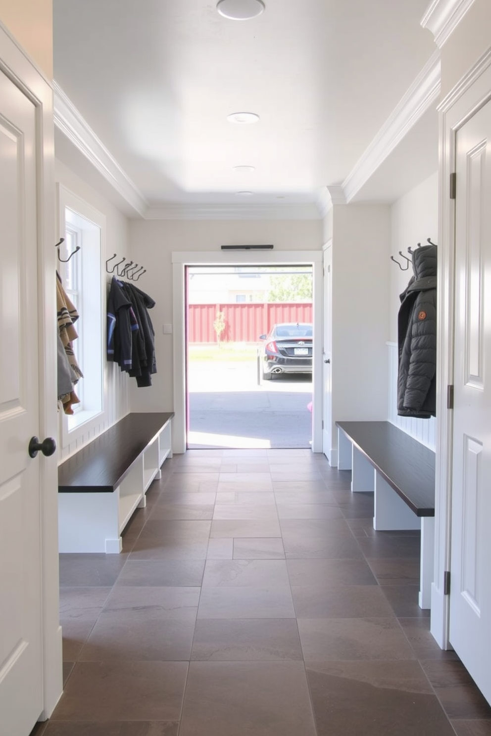 Mudroom Near Garage Design Ideas 5