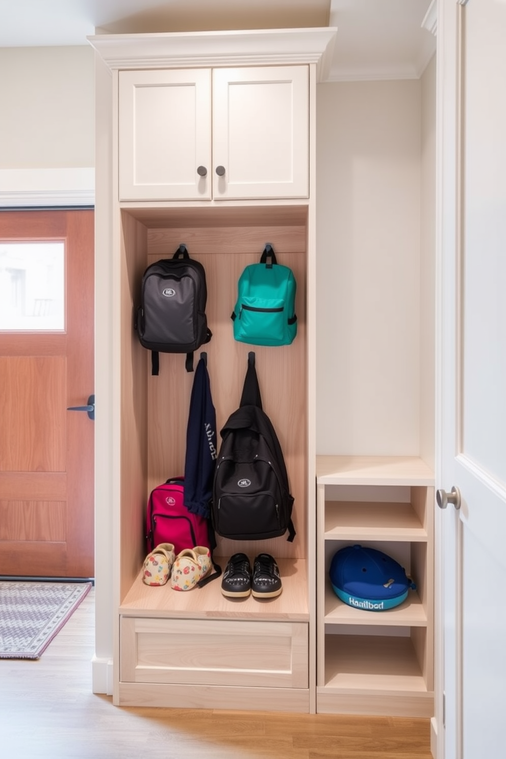 Mudroom Near Garage Design Ideas 6