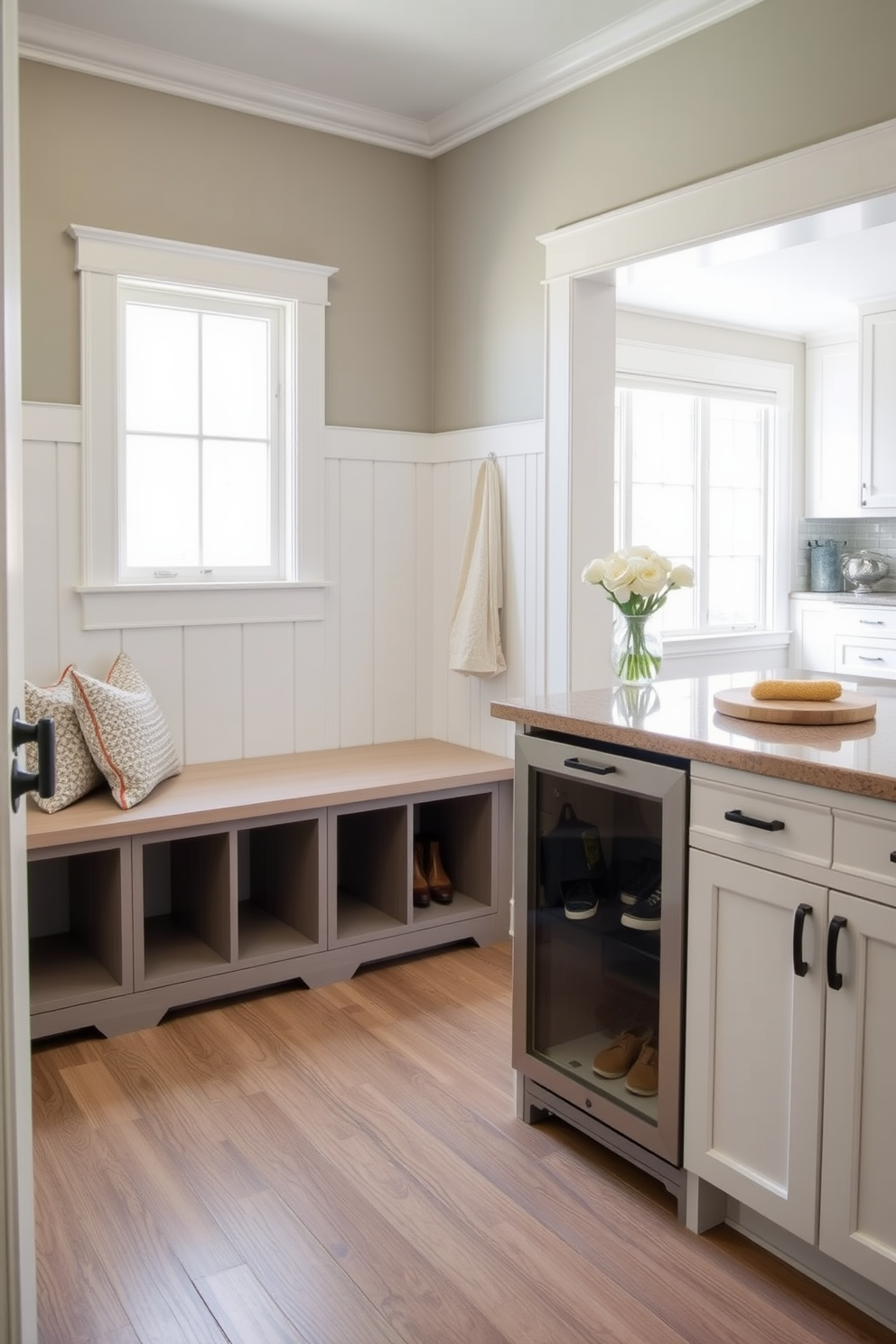 Mudroom Near Kitchen Design Ideas 17