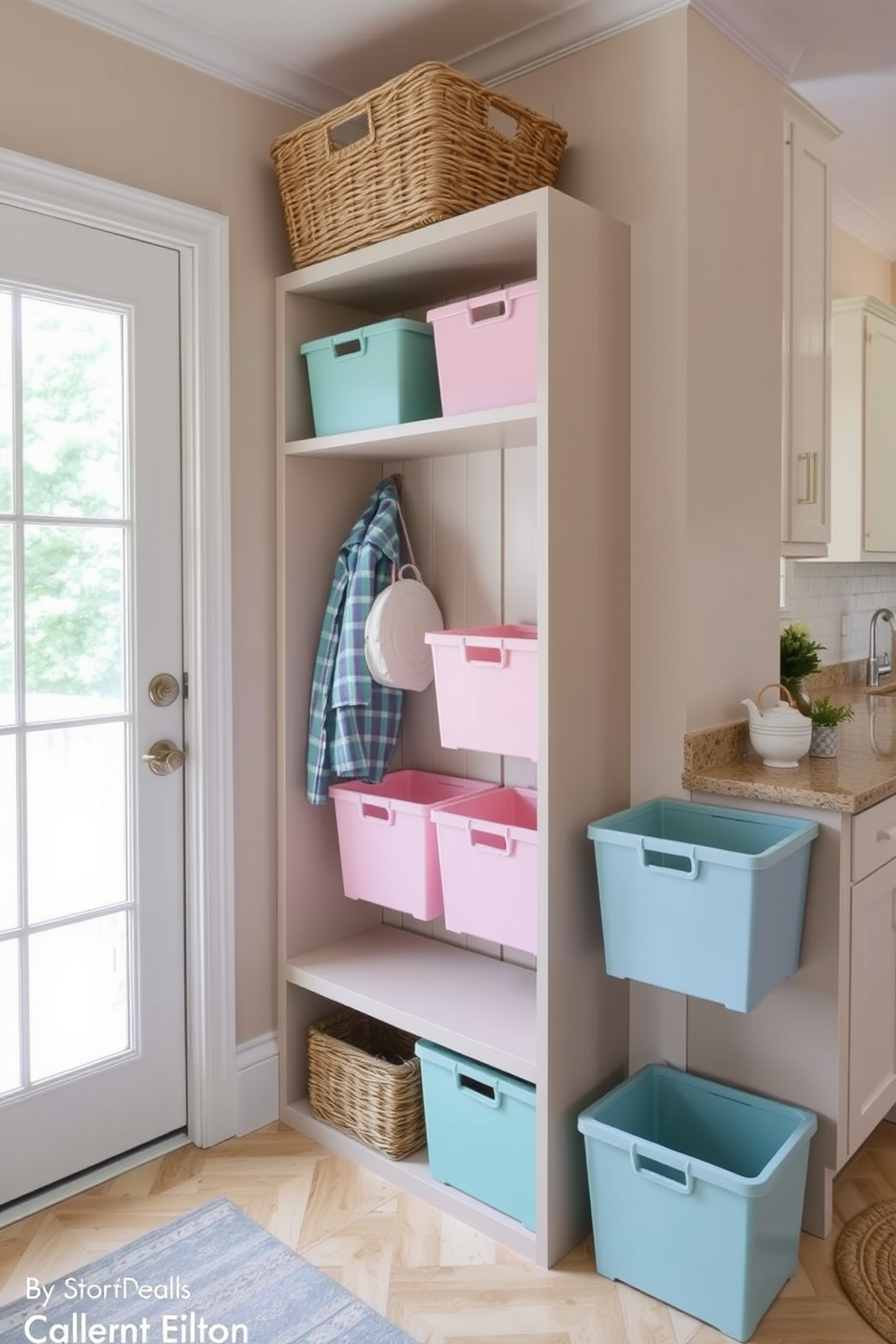 Mudroom Near Kitchen Design Ideas 20