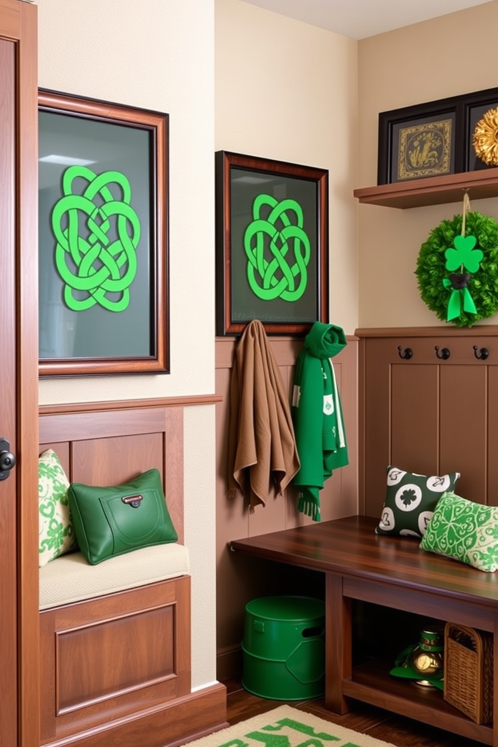 Mudroom St Patricks Day Decorating Ideas 10