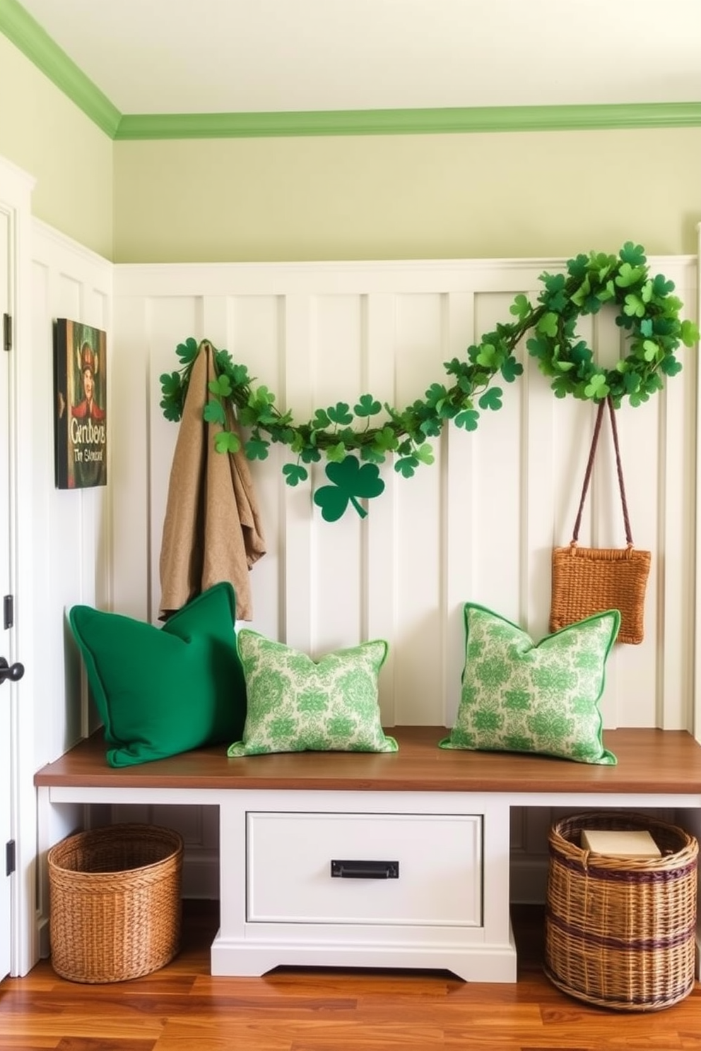 Mudroom St Patricks Day Decorating Ideas 12