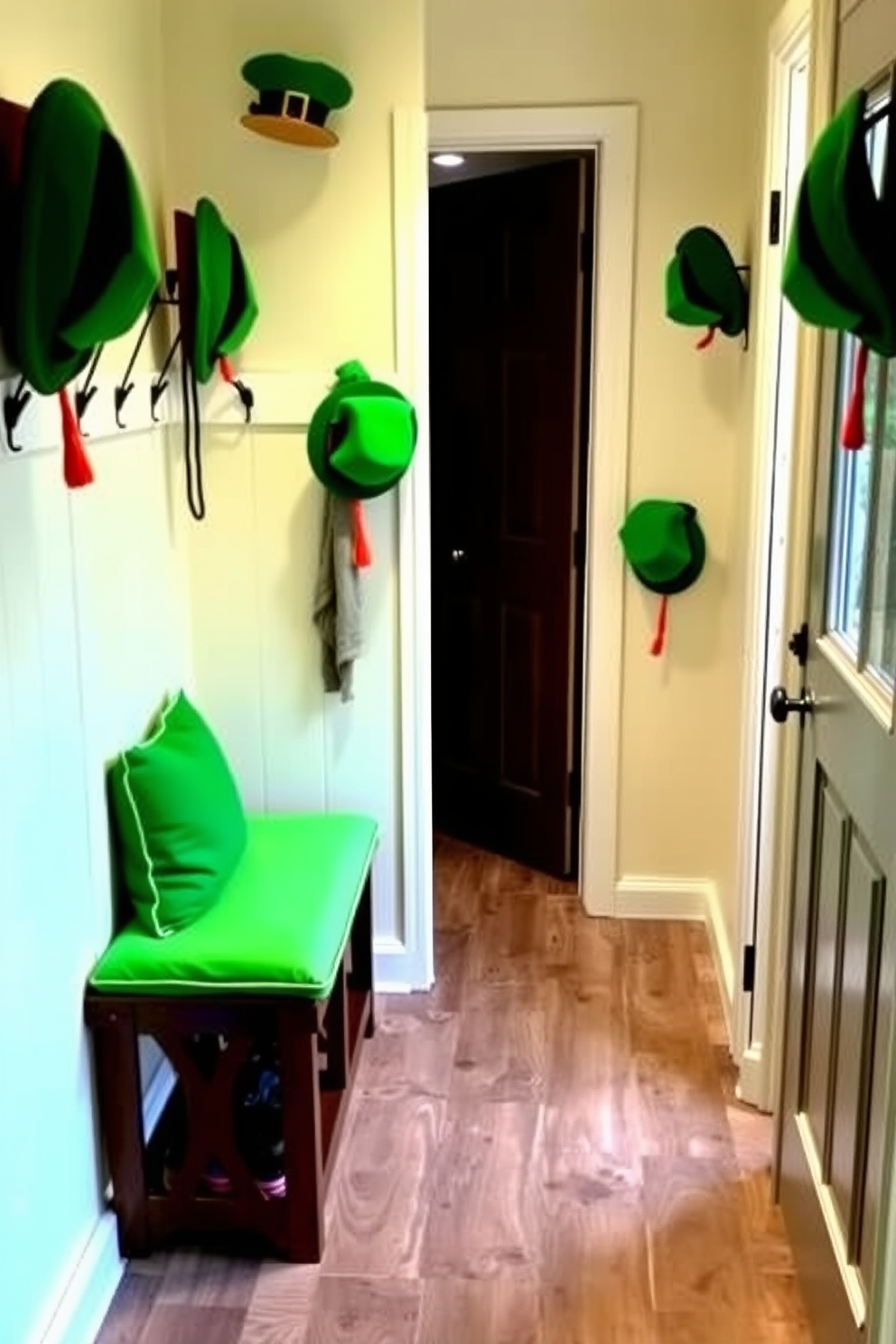 Mudroom St Patricks Day Decorating Ideas 13