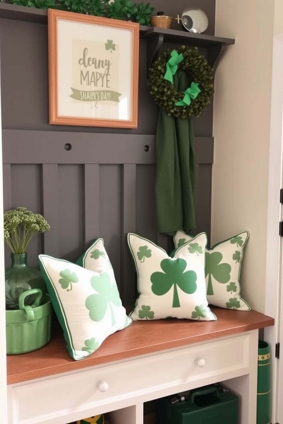 Mudroom St Patricks Day Decorating Ideas 14