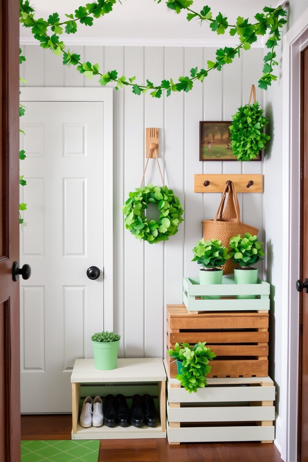 Mudroom St Patricks Day Decorating Ideas 15