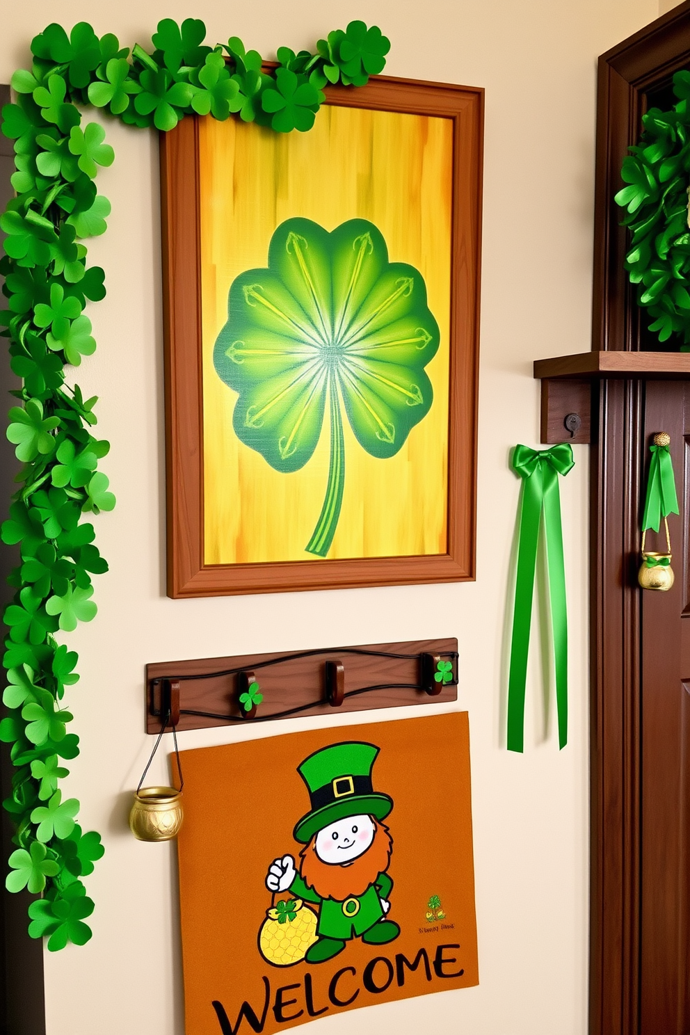 Mudroom St Patricks Day Decorating Ideas 17